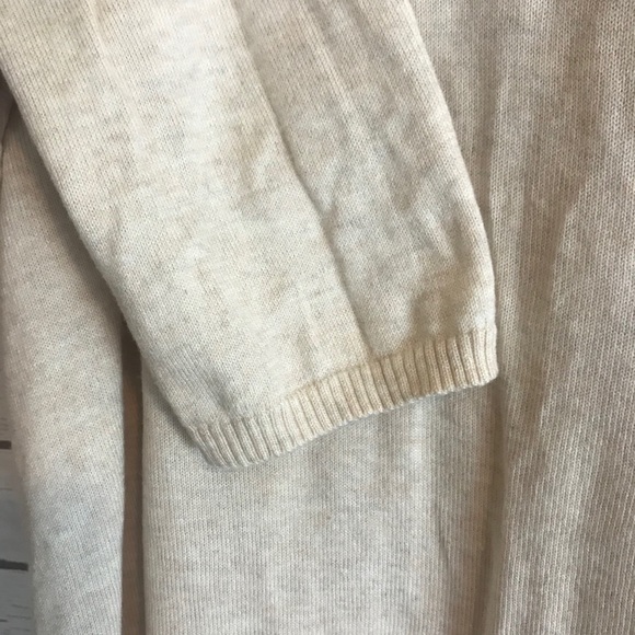 Lane Bryant Oatmeal Light Sweater w/Lace Trim - Picture 5 of 6